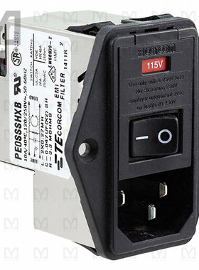 8-6609928-6【PWR ENT MOD RCPT IEC320-C14 PNL】