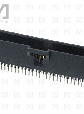 104666-4【CONN HEADER VERT 50POS 1.27MM】