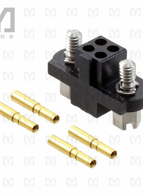 M80-4600405【CONN RCPT 4POS CRIMP 22AWG GOLD】