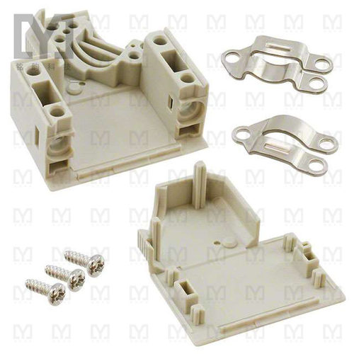 1-1393738-0【CONN BACKSHELL 9POS 37.5DEG GRAY】