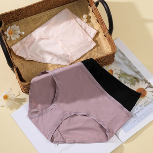 无痕纯色 E002526 简约无痕性感高腰小裤