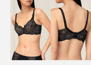 8853 文胸16 A37 性感蕾丝大胸侧收调整薄款