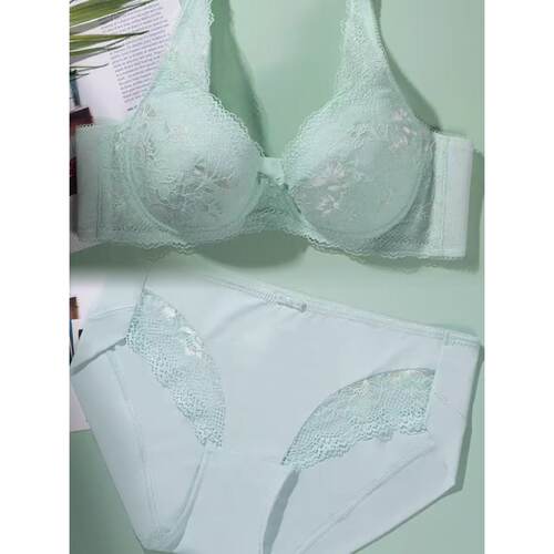 Triu黛安悠然轻盈新品内衣女软钢圈薄款舒适蕾丝文胸16R8969/2438