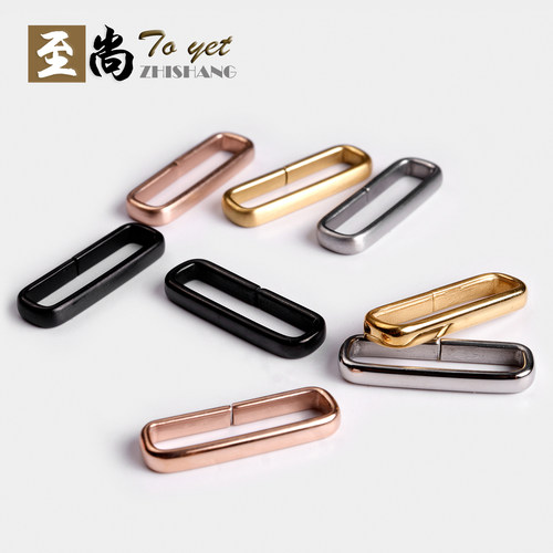 不锈钢钢圈尼龙表带钢圈亮光磨砂