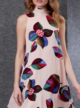 红色蝴蝶结无袖礼服连衣裙欧美性感夏季量身定制tailored dresses