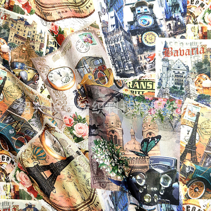 厂家直销现货供应蚕丝绸欧美复古