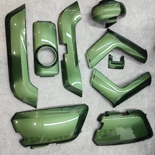 小牛新款NQI/N1S/NQIB电动车针叶绿外壳烤漆件前挡泥板前面板边条