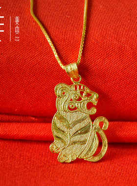 原创生肖吊坠姜央纯银男女通用