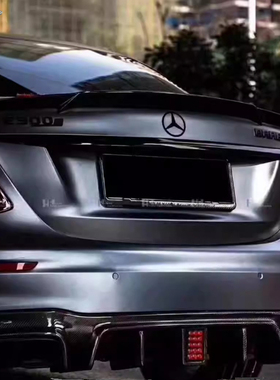 奔驰新E级W213E200260300L改装碳纤维巴博斯前唇前铲后唇尾喉套件