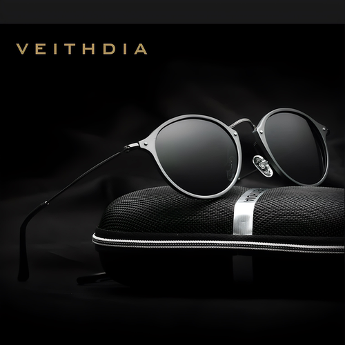Veithdia/威斯．蒂亚 太阳镜复古男墨镜女太阳镜偏光可定制近视镜