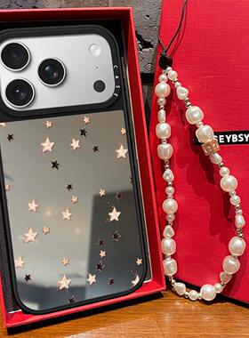 C家香港潮牌联名幸运星星适用苹果17promax手机壳iphone15镜面保护套16pro磁吸MagSafe亚克力13卡通14女plus