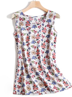 蚕桑丝吊带背心女宽松韩版中长款大码外穿百搭休闲打底无袖上衣夏