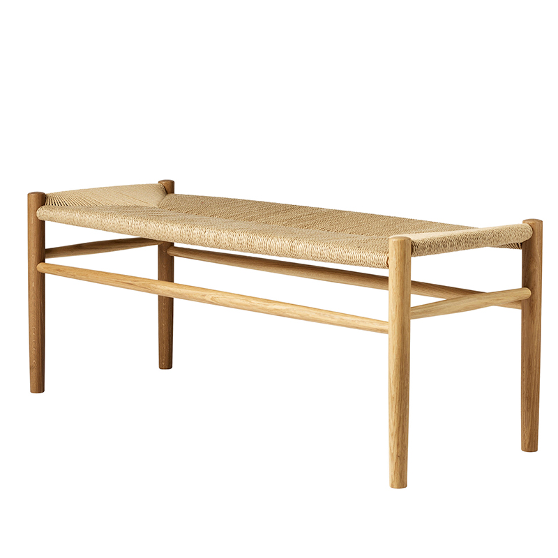 侘寂风入户长凳原木换鞋凳