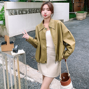【秋装现货】黄绿皮衣 255-Q379-P145-K198图片