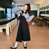 2025春秋新款韩系开衫针织连衣裙女新中式国风洋气长裙，女装连衣裙，浙宝288（原255）