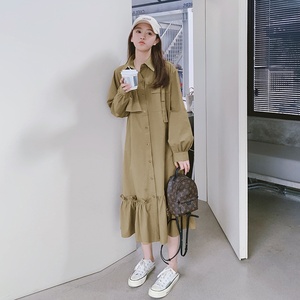 【大货到店】2022秋装新款衬衫连衣裙255-2223-P105控158