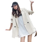 春装新款米白西装外套255-2204-P115控168，女装西装，浙宝288（原255）
