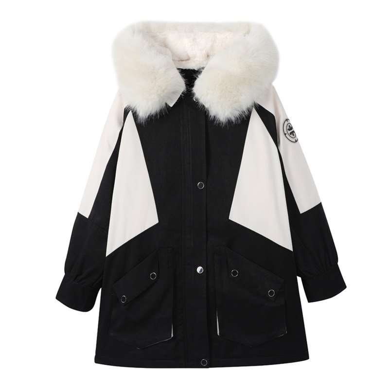 【现货】撞色拼接内胆兔毛派克服255-2188-P205控288,女装棉衣/棉服,浙宝288（原255）