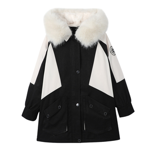 【现货】撞色拼接内胆兔毛派克服 255-2188-P205控288图片