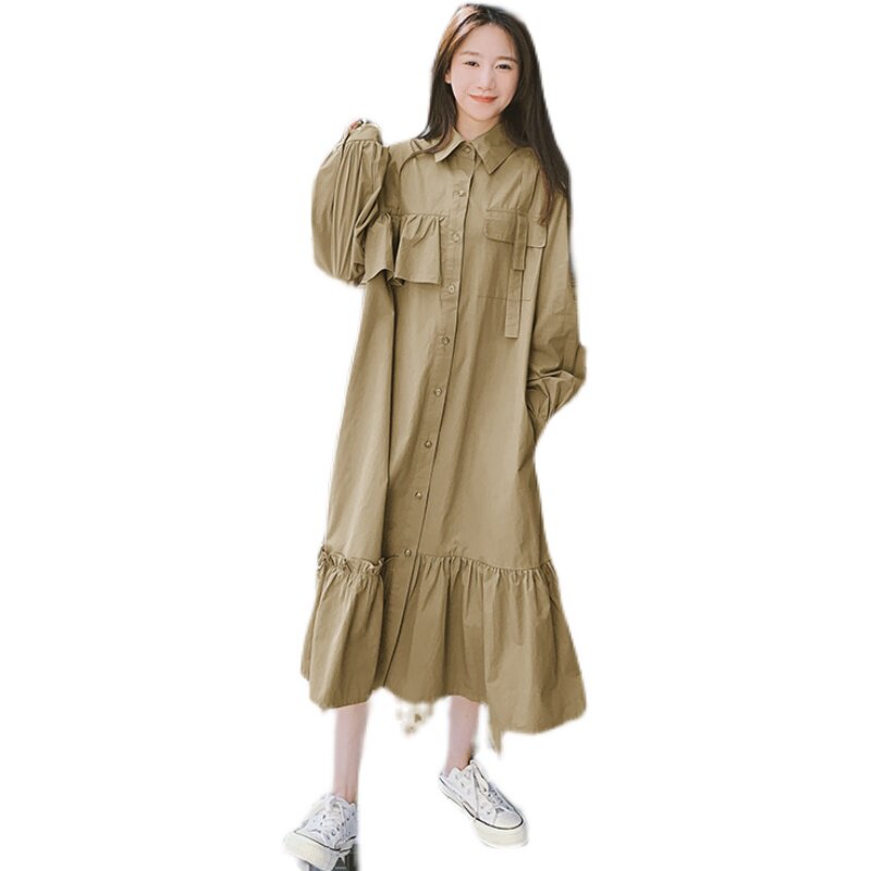 【新款】2022秋装新款衬衫连衣裙255-2223-P105控158,女装连衣裙,浙宝288（原255）