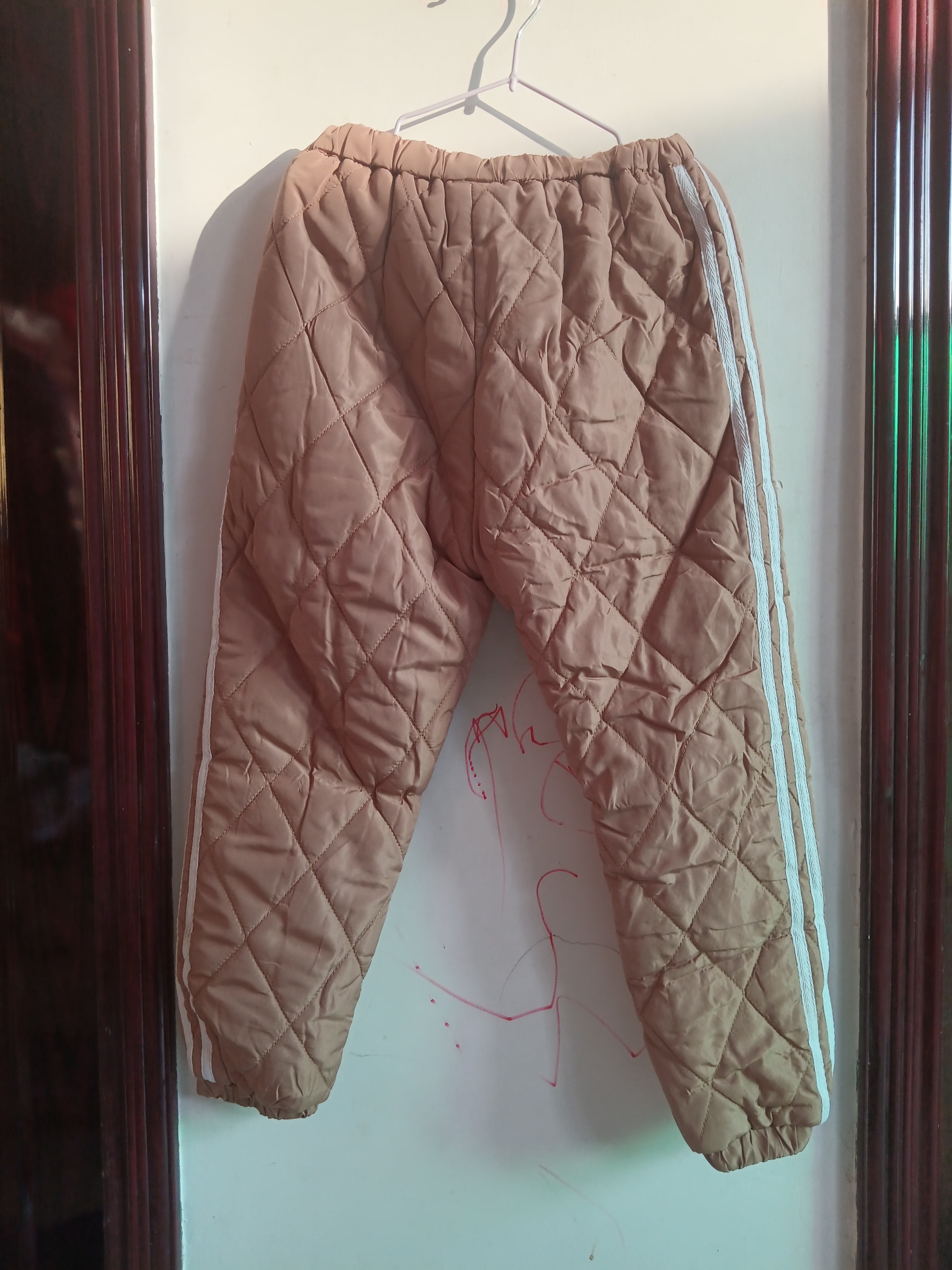 2025新款儿童加厚棉裤男童女童全腰梭织冬季新款加厚松紧腰围棉裤