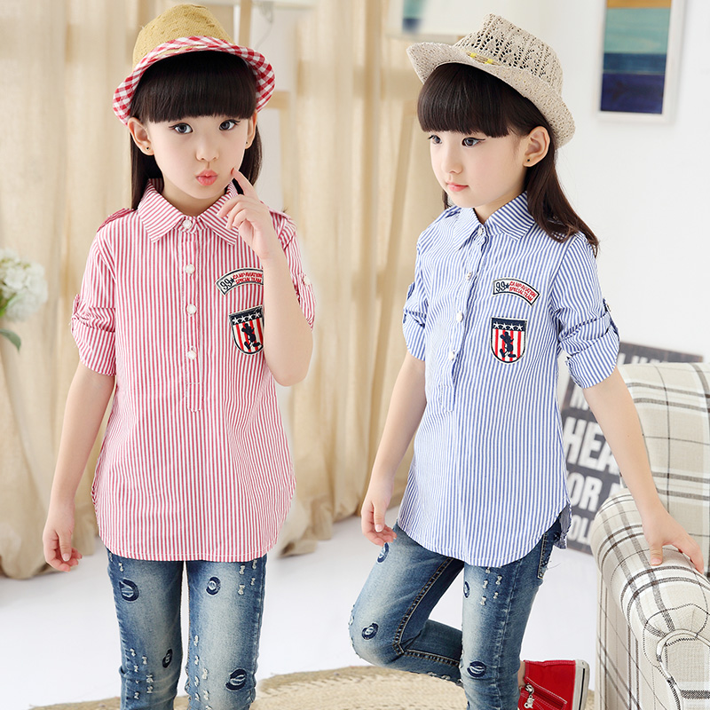 Chemise fille à manche longue - Ref 2088810 Image 1
