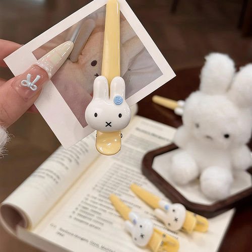 奶黄Miffy可爱米菲兔刘海夹