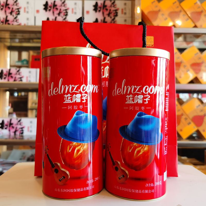 东阿阿胶蓝帽子阿胶枣280g