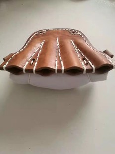 戏曲戏剧服装用品靠旗背兜靠旗杆牛皮靠旗板武生背虎真皮靠旗座