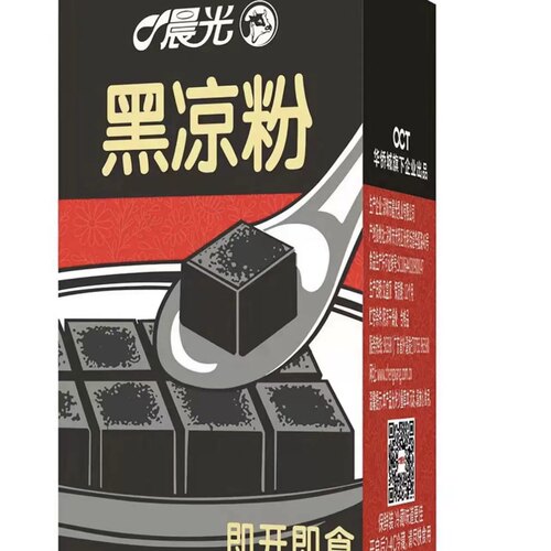 晨光凉粉即食【温州发货】仙草果冻正品保证24盒*255克新日期