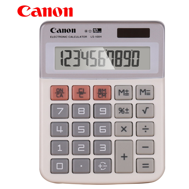 Canon佳能LS-100H财务商务会计办公计算器台式时尚创意小号计算器