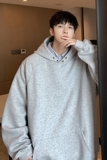 440克美式纽扣连帽纯色卫衣得物抖音秋冬潮男棉套头外套GW001-P65，男装卫衣，星座216(原A116)