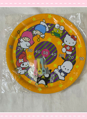 【小衣橱杂货铺】日本带回三丽鸥kitty中古飞镖盘挂件