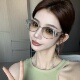 金属银老钱风渐变水银亚裔辣妹猫眼墨镜女方圆脸显瘦高级感太阳镜