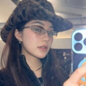 金属银半无框水银色猫眼gm墨镜中古风方圆脸显瘦高级感韩女太阳镜