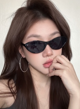 欧美辣妹风猫眼墨镜女潮防晒遮阳