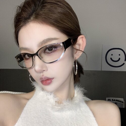 金属水银镂空高级感显气质墨镜女