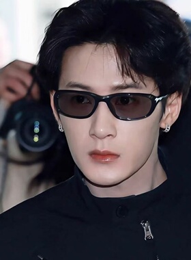 檀健次同款复古黑星显瘦驾驶墨镜