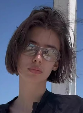 欧美辣妹户外滑雪运动骑行墨镜女