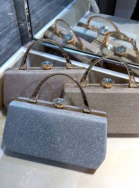 高级感婚礼手拿包名媛宴会包闪闪晚礼服旗袍专用手包手提包手机包