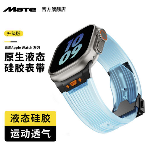 ultra49mm冰爽半透明手表带