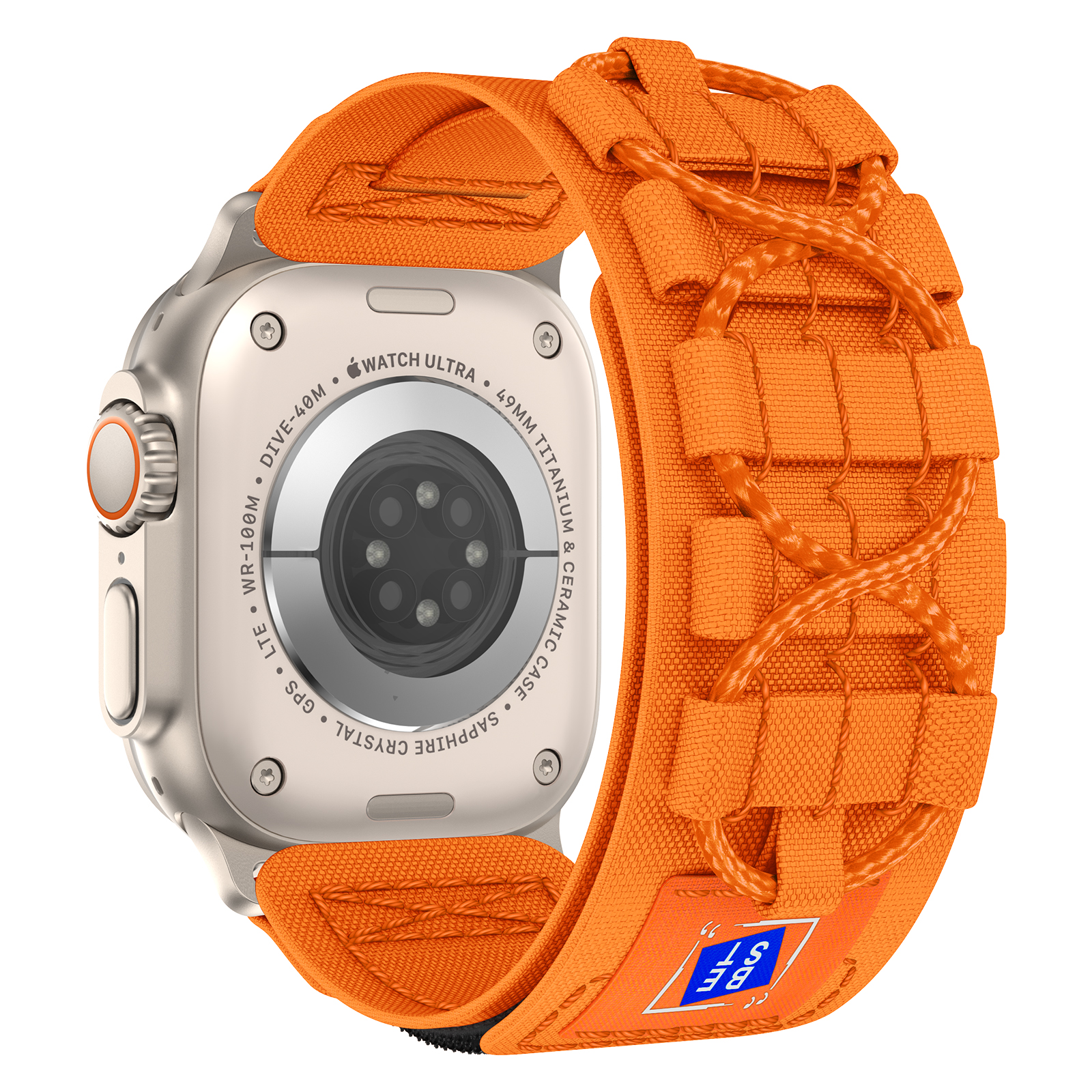 新款applewatchultra2表带尼龙高山野径适用iwatch9s8表带回环式s9苹果手表表带49mmUltra运动