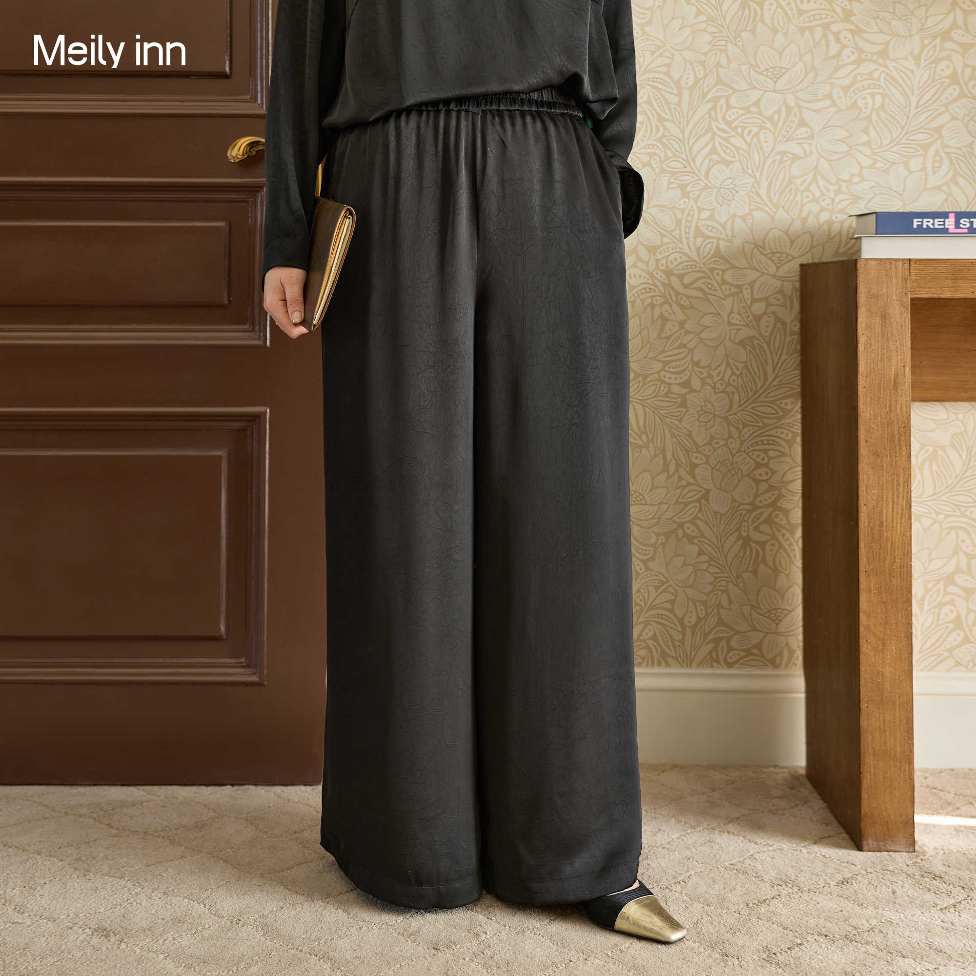 美丽客栈高端裙裤大码女胖mm显瘦遮肚梨型身材高腰阔腿裤垂感裤子,女装/女士精品,大码裤装,淘宝优惠券,粉丝福利购,淘宝优惠卷