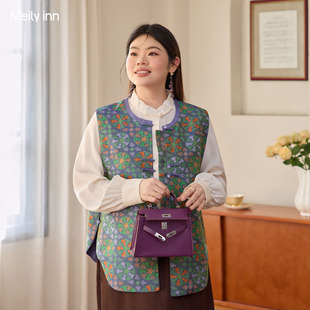 无袖 胖mm200斤春款 上衣女 国风马甲高级感大码 美丽客栈高端新中式