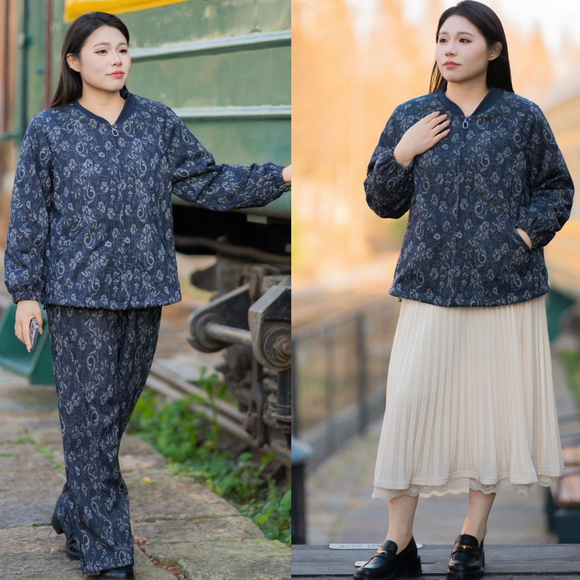 美丽客栈高端大码棉服胖mm200斤显瘦外套冬新款国风提花夹棉棉袄,女装/女士精品,大码棉服,淘宝优惠券,粉丝福利购,淘宝优惠卷