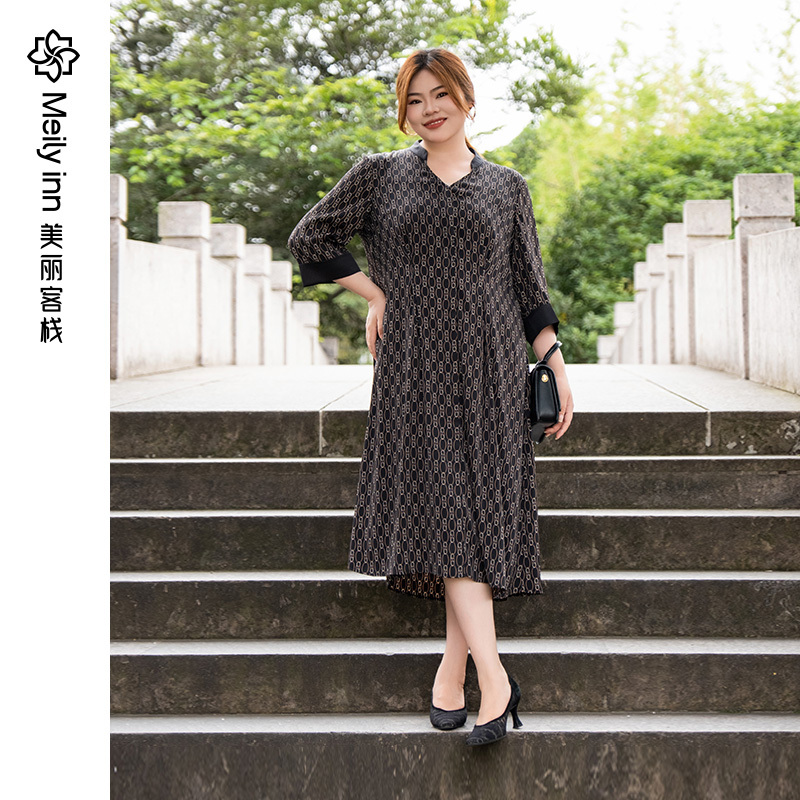 美丽客栈设计感小众长裙衬衫裙