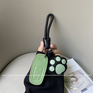 奥迪Q5插入式 钥匙包A4L小车专用钥匙套高档遥控套扣 14老款 适用09