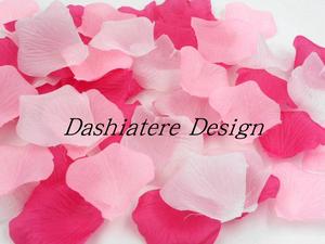 结婚手抛粉玫红白花瓣仿真制造浪漫婚床喜床撒花婚房布置生日派对