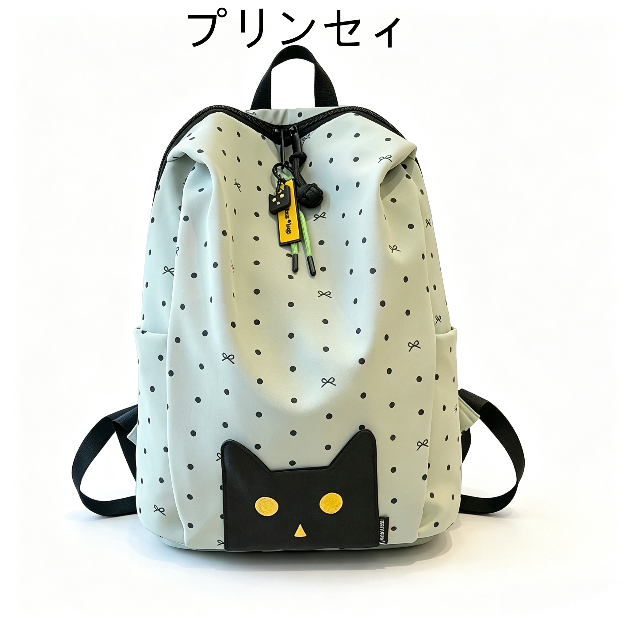 【品牌直营】日本プリンセィ卡通猫咪双肩包学生轻便通勤背包书包