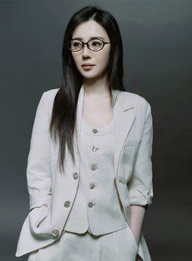 【王晓晨同款】宝丽来近视眼镜框椭圆小框眼镜素颜0197配镜送镜片